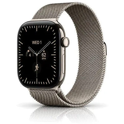 Apple Watch Series 12 Titanium Case with Milanese Loop - prize on TapGo Lucky Draw